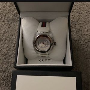 Gucci White Rubber 46mm Watch